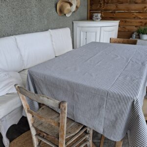 Nappe Rectangulaire 150 x 250 cm,100% coton bio, Lavage a 40 °. MH Créations